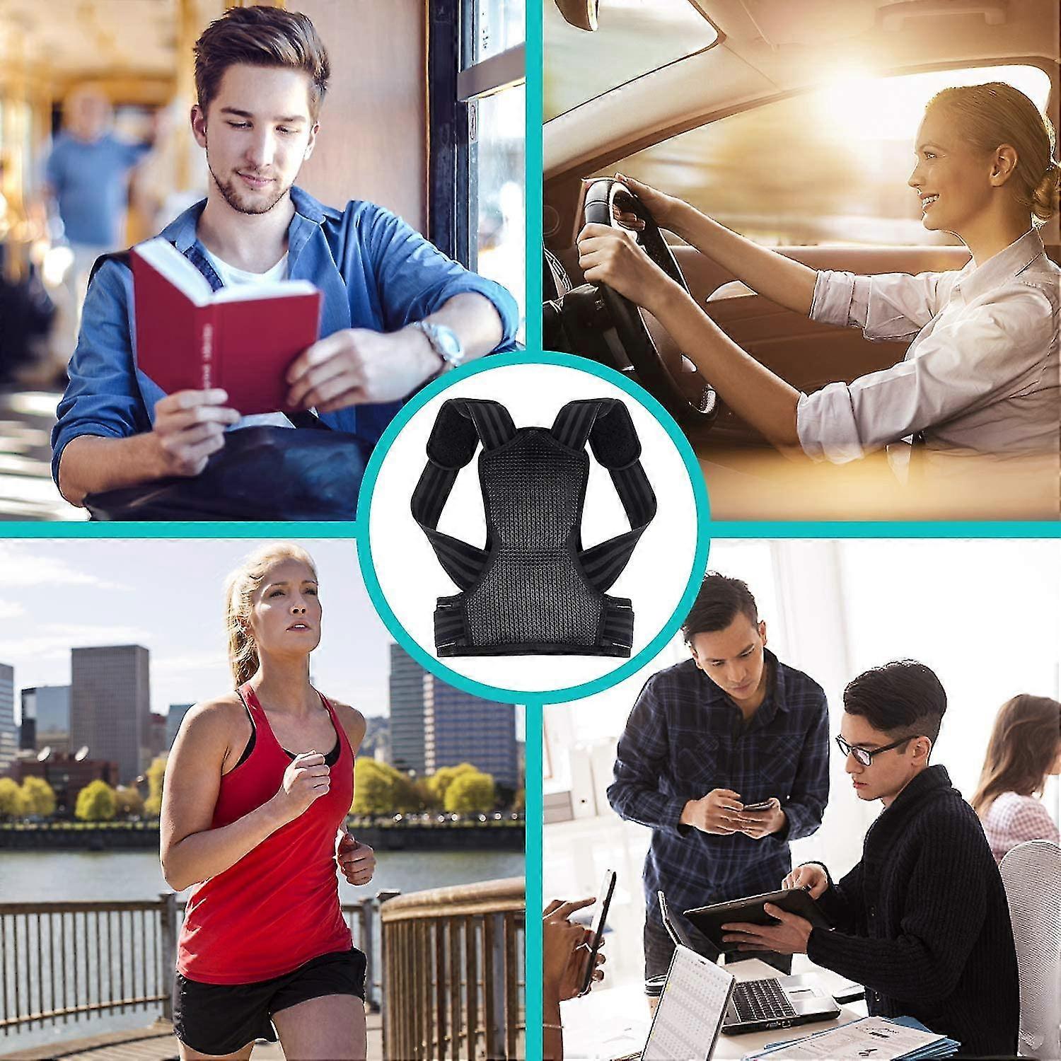 Posture Corrector, Upgrade Version Posture Trainer With 2 Detachable Splints For Strong Support