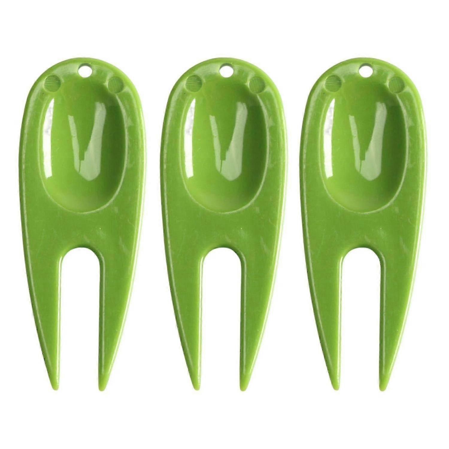 Golf Green Fork, Portable Folding Storage Golf Divot Tool For Playground
