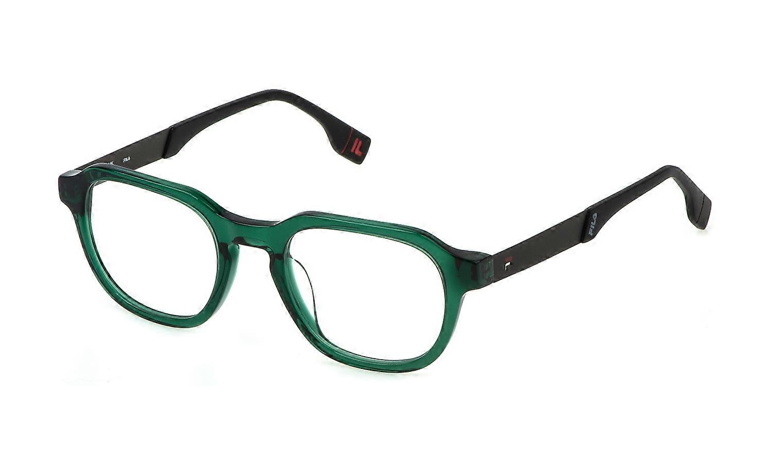 Eyewear Frames Fila VFI716 0M40 Green Transparent LUCIDO 50/21/145 MAN