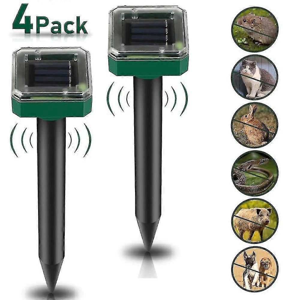 Solar Ultrasonic Snake Mouse Repellers Pest Rodent Repeller Reject