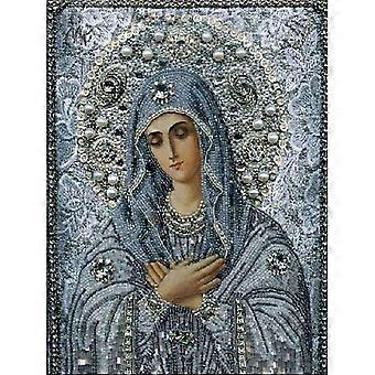 Peinture Diamant Vierge Marie Avec Enfant 30 × 40 Cm