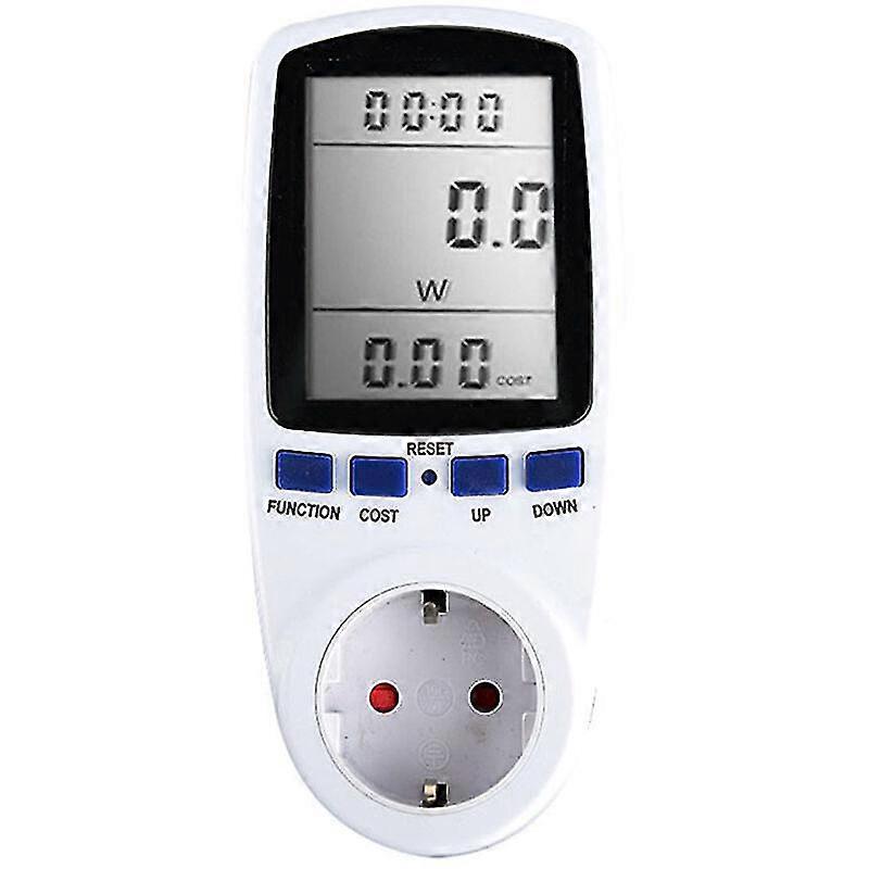 Msbd Digital Lcd Energy Meter Wattmeter Monitoring Device Power Electricity Kwh Power Measurement Analyzer Eu (hy)