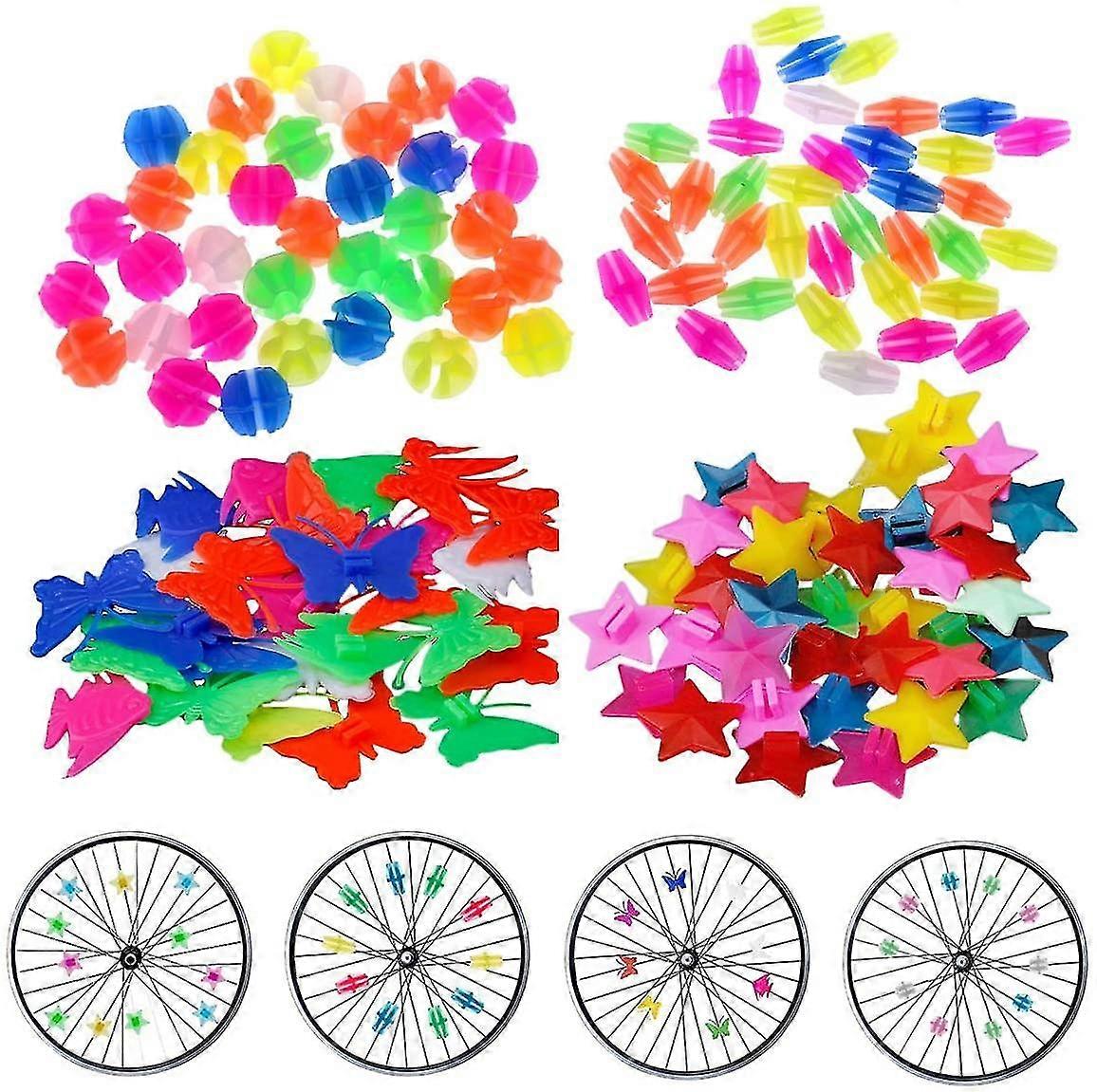 Kinderfahrradzubehör Speichenclips, Perlen, Räder Perlen Dekor