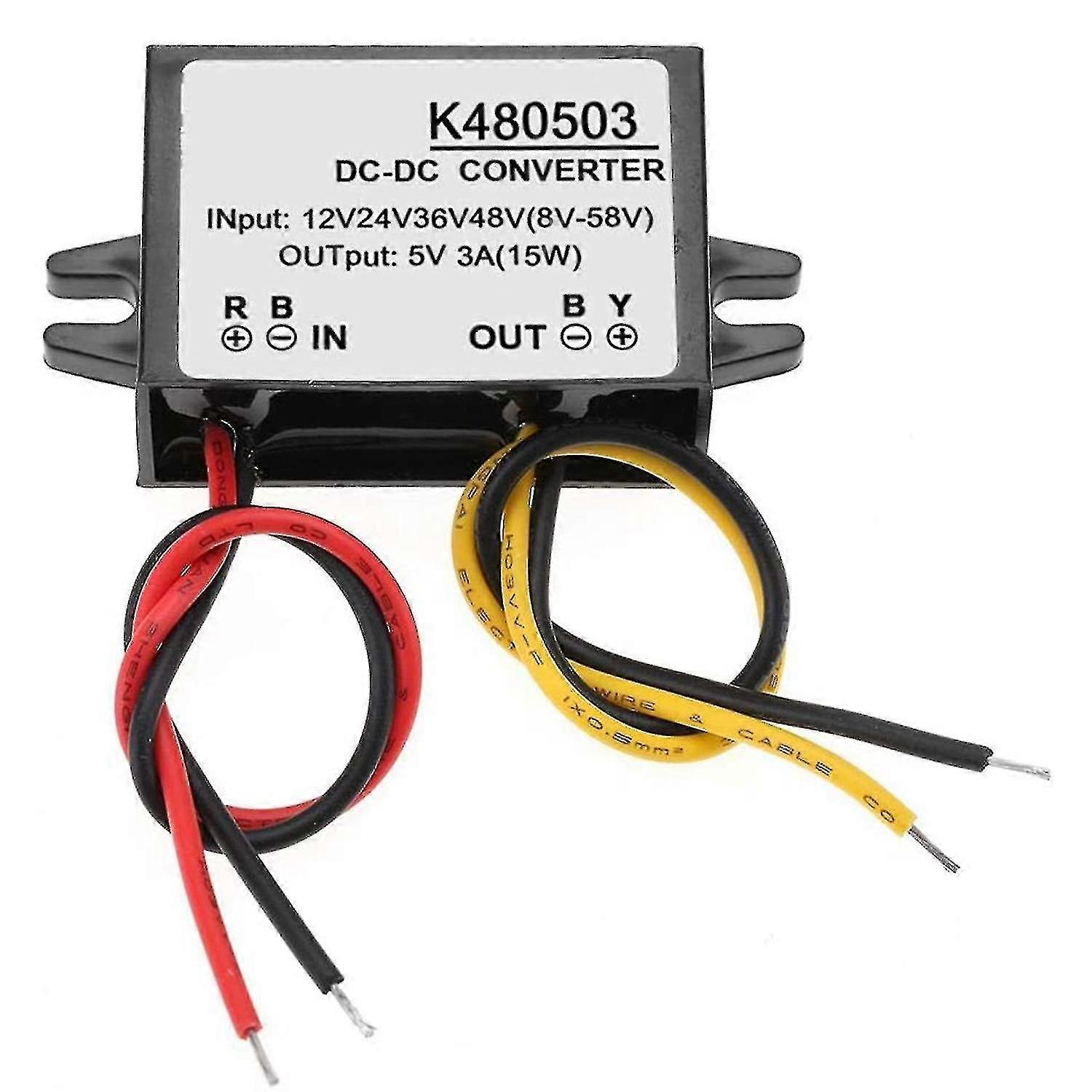 Dc-dc Converter 12v/24v/36v/48v To 5v Voltage Regulator Waterproof Power Down Power Unit Transforme