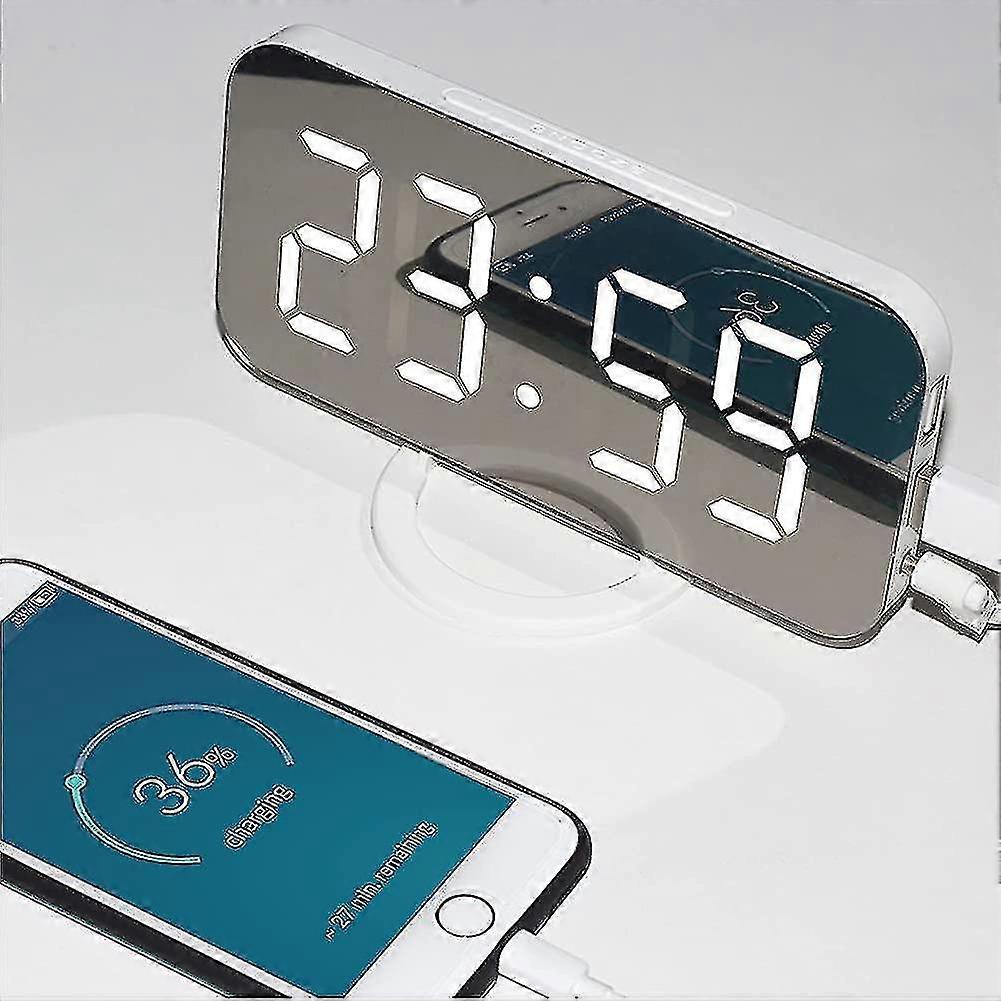 Alarm Clock Digital With Large Led Display, Table Clock Digital Clock 6.7