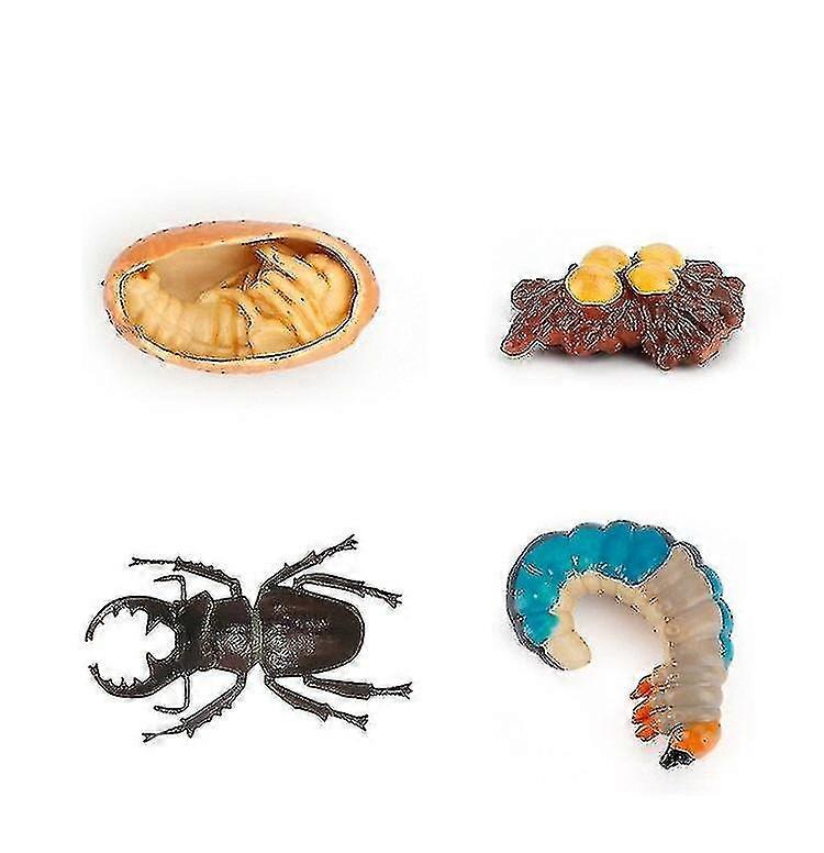Brown Stagworm Miniature Figurines Model, Creatures Toy Figurines Set