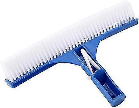 10 Inch Plastic Pool Cleaning Brush With Screw Holes To Attach Telescopic Rod For Cleaning Spa Pools, Hot Tubs And Lap Pools