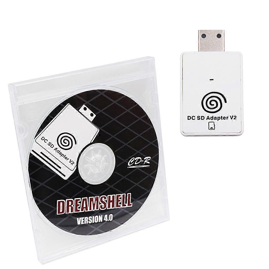 قارئ محول بطاقة SD / TF V2 SD TF قارئ بطاقة محول ل SEGA ل Dreamshell