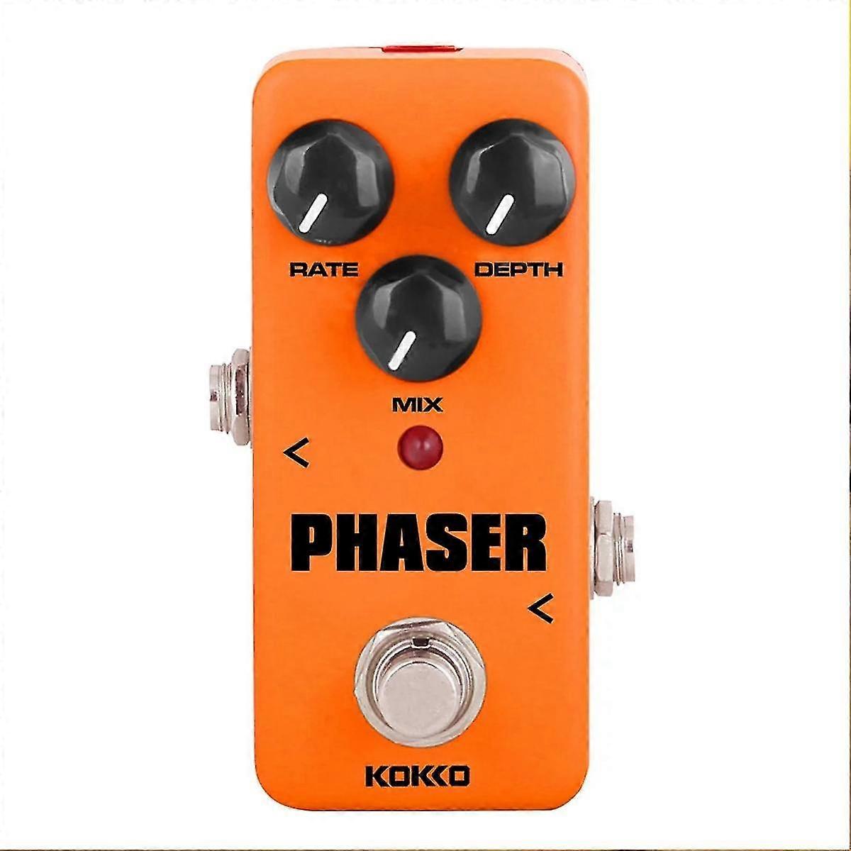 Effektpedal för elgitarr Analog Phaser-effektpedal True Bypass Phase Mini Singelgitarrpedal Gitarrtillbehör