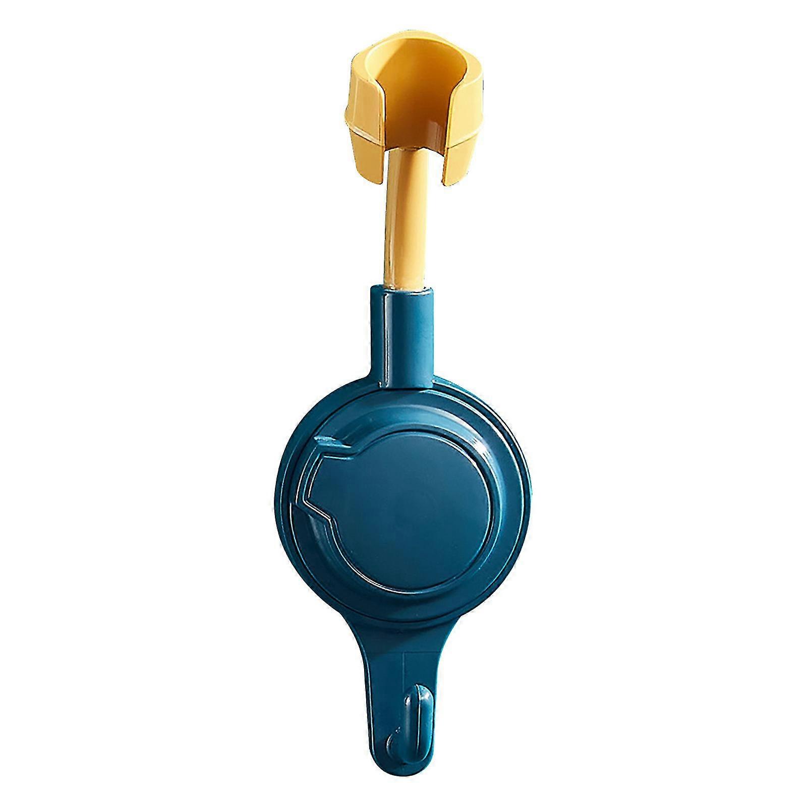 Adjustable Rotatable Shower Head Wall Mount Holder No-punching Shower Rack