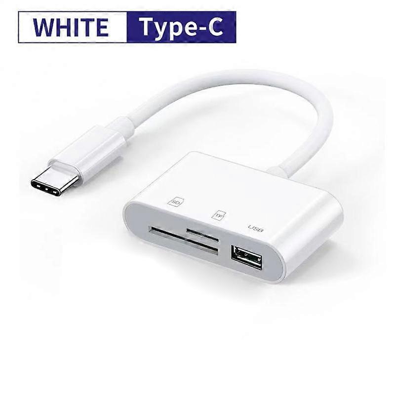 3 In1 Type C To SD Card Reader OTG USB Cable Micro SD/TF Card Reader Adapter