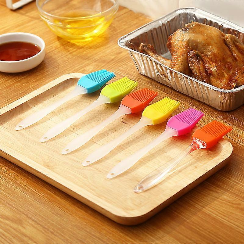5-pack Silicone brush for cooking, bread brush, baking brush multicolour