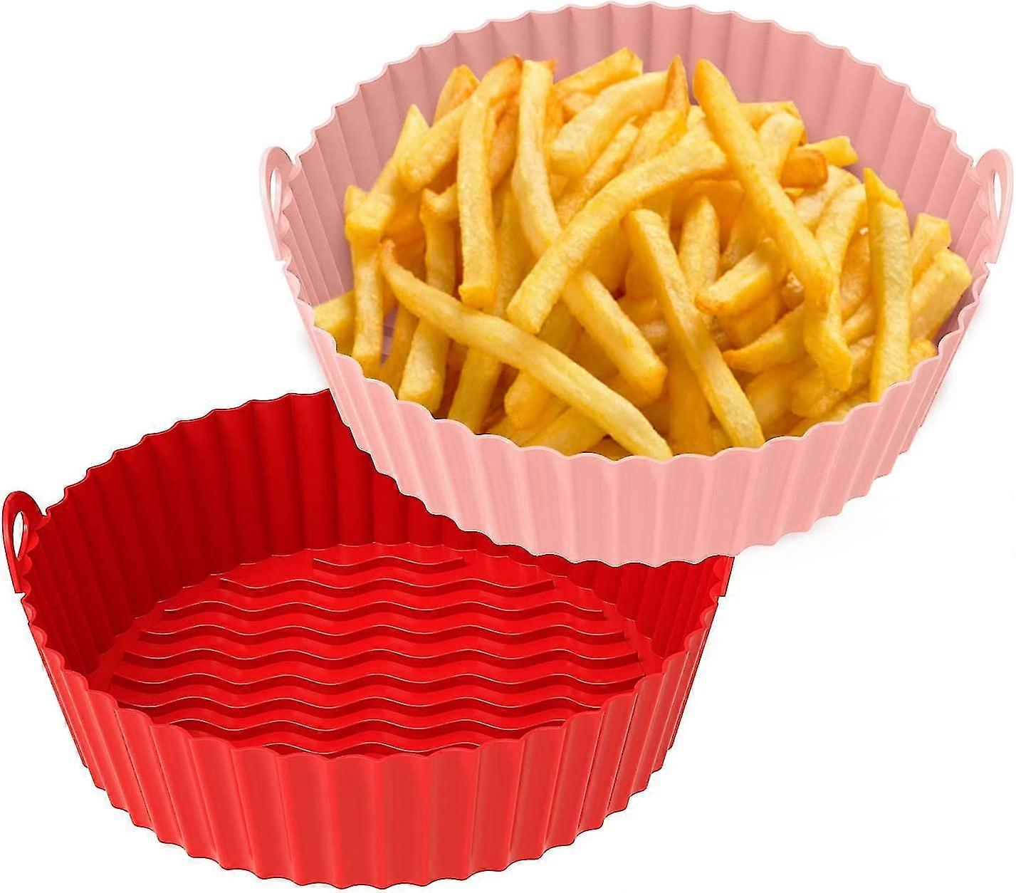 2 Pack Air Fryer Silicone Liners 19cm (7.5in)