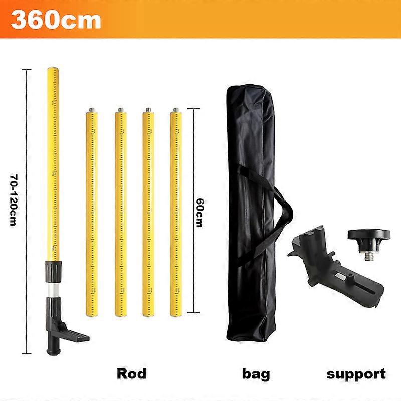 Leveling Support Stick Aluminum Alloy Detachable Combinable Height Display