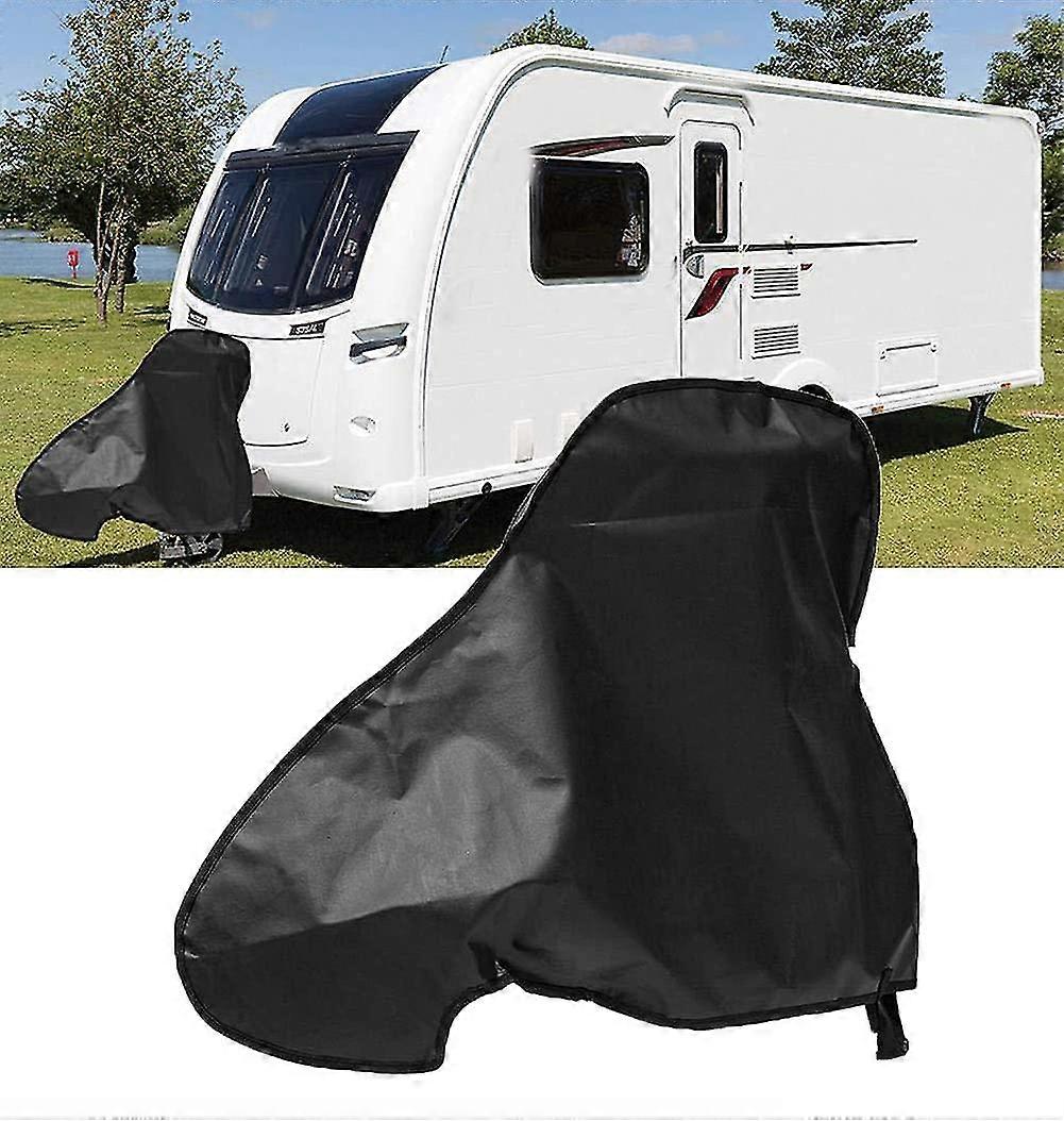 Προστατευτικό κάλυμμα πολυεστέρα γλώσσας κάλυψης κοτσαδόρων τροχόσπιτων Αδιάβροχο αναπνεύσιμο κάλυμμα πολυεστέρα για τροχόσπιτο ταξιδιού ρυμουλκούμενων rv 87*62cm