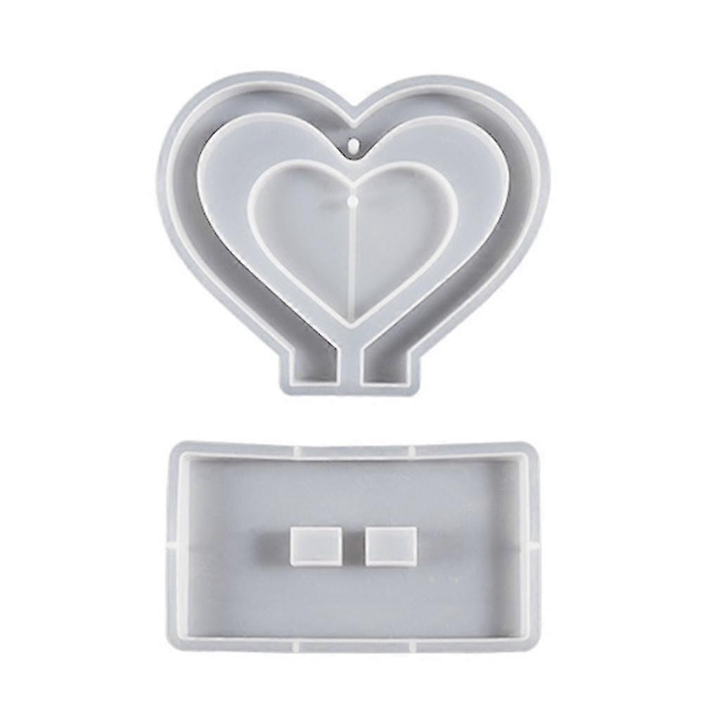 Heart Shape Picture Frame Silicone Mold Photo Frame Resin Molds Valentines Day