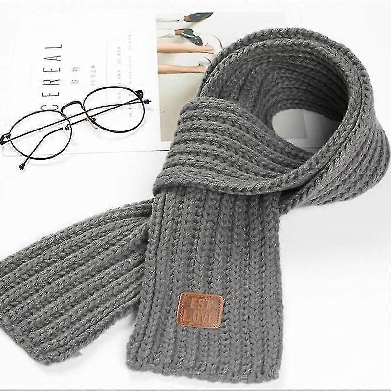 Scarf Earmuffs Wool Knitted Scarf