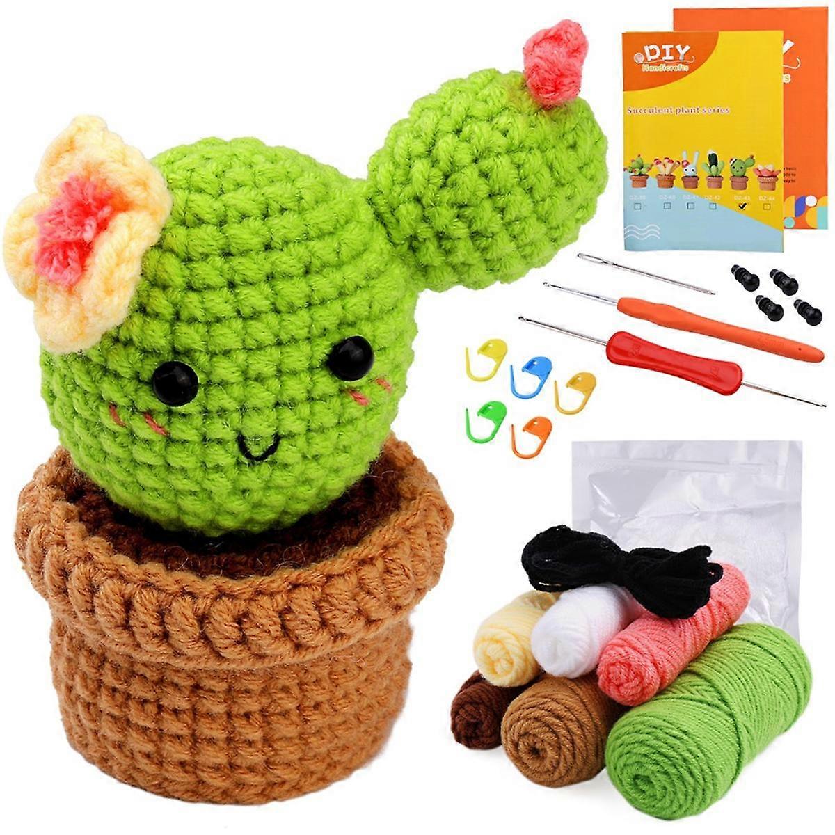 Crochet Kit for Beginner, Complete Crochet Kit for Beginners Adults, with Video Tutorials, Detailed
