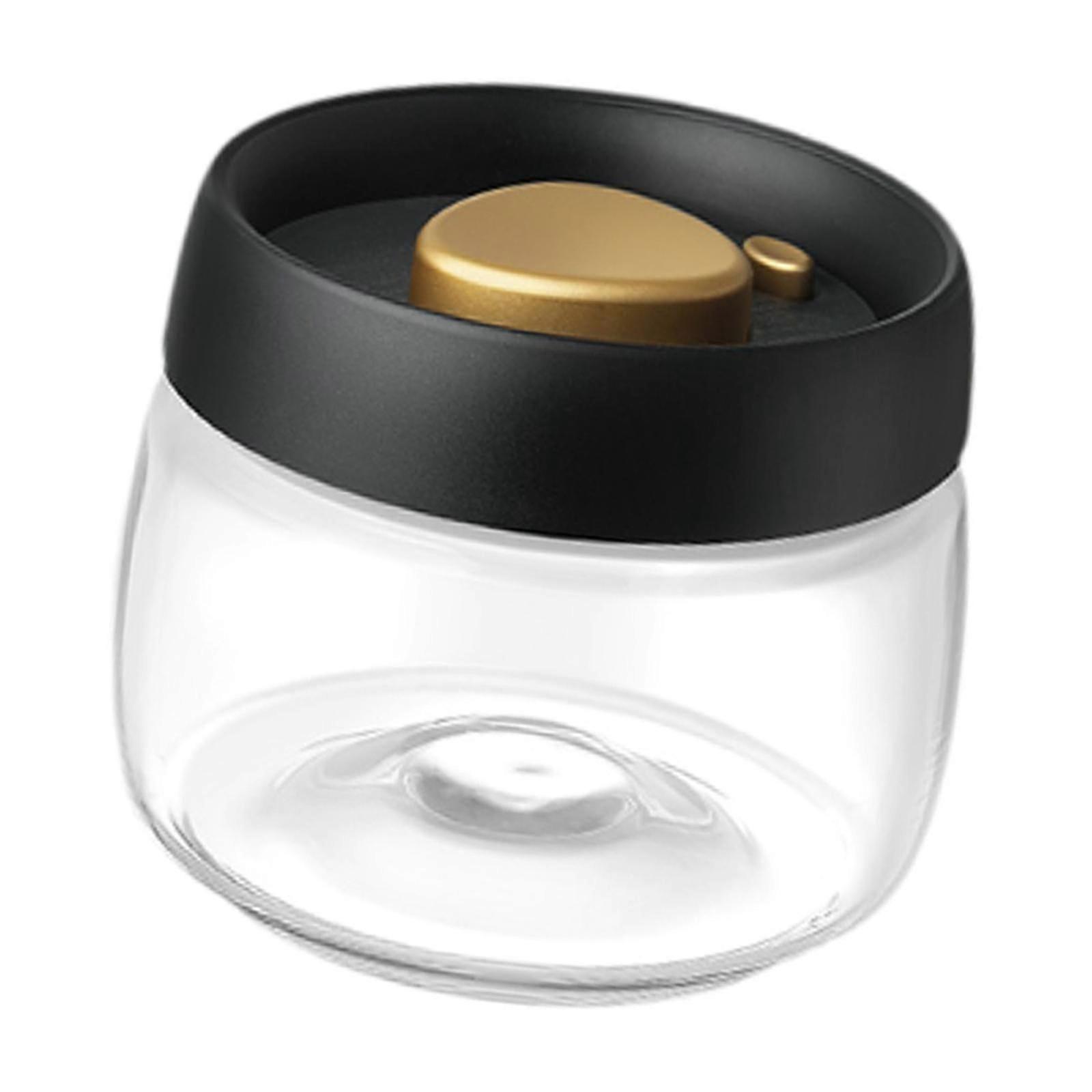 Coffee Bean Container Airtight Clear Food Container for Sugar Cookie Cereals 500ml