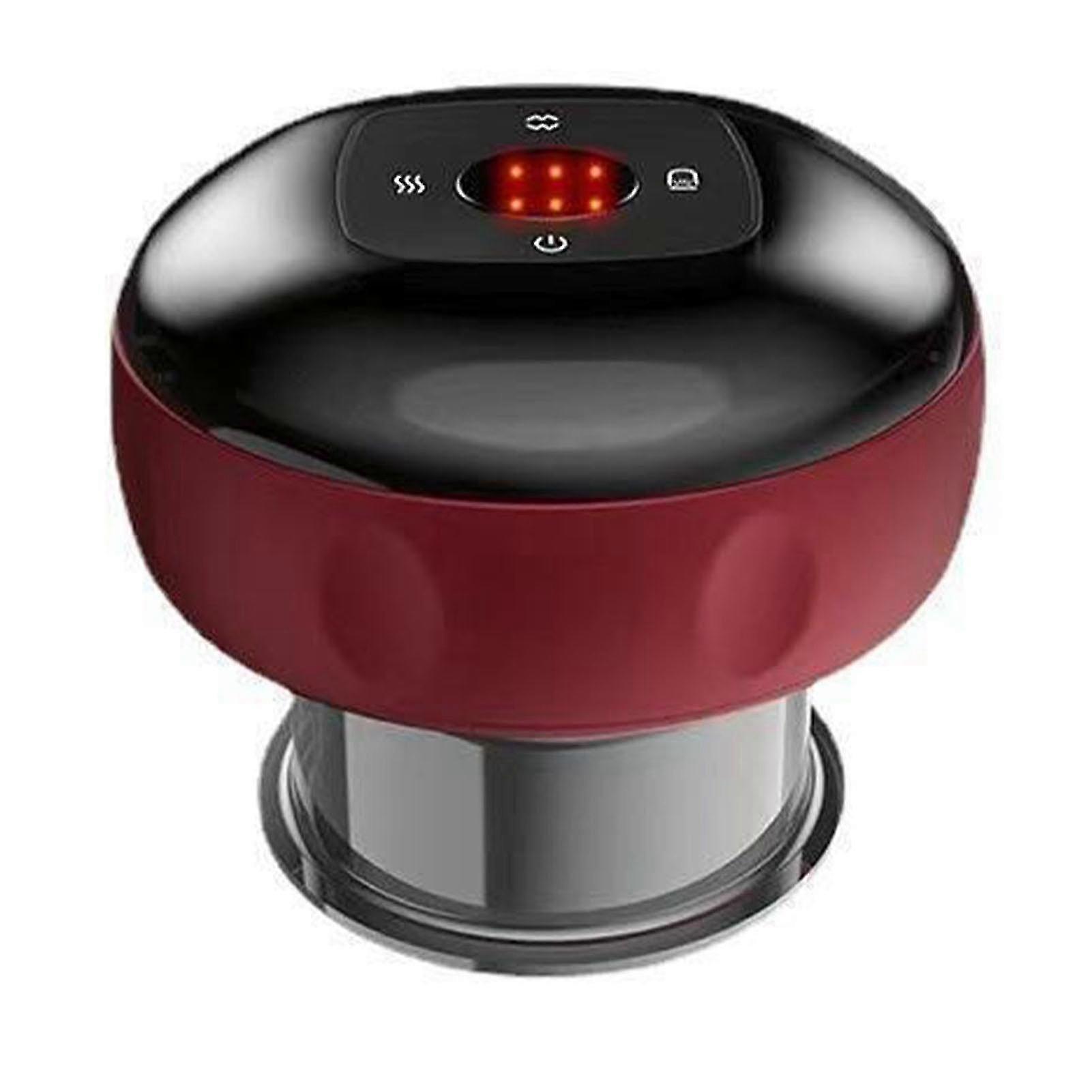 USB Charging Smart Vacuum Cupping Cup with Six Levels of Red Temperature Control and Vacuum Suction