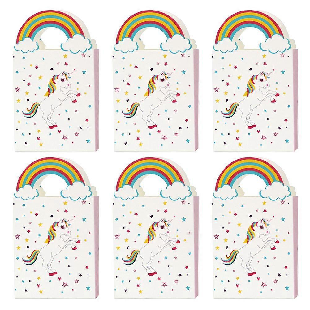 1 Set 24 Pcs Unicorn Paper Candy Boxes Delicate Candy Boxes (Assorted Color)
