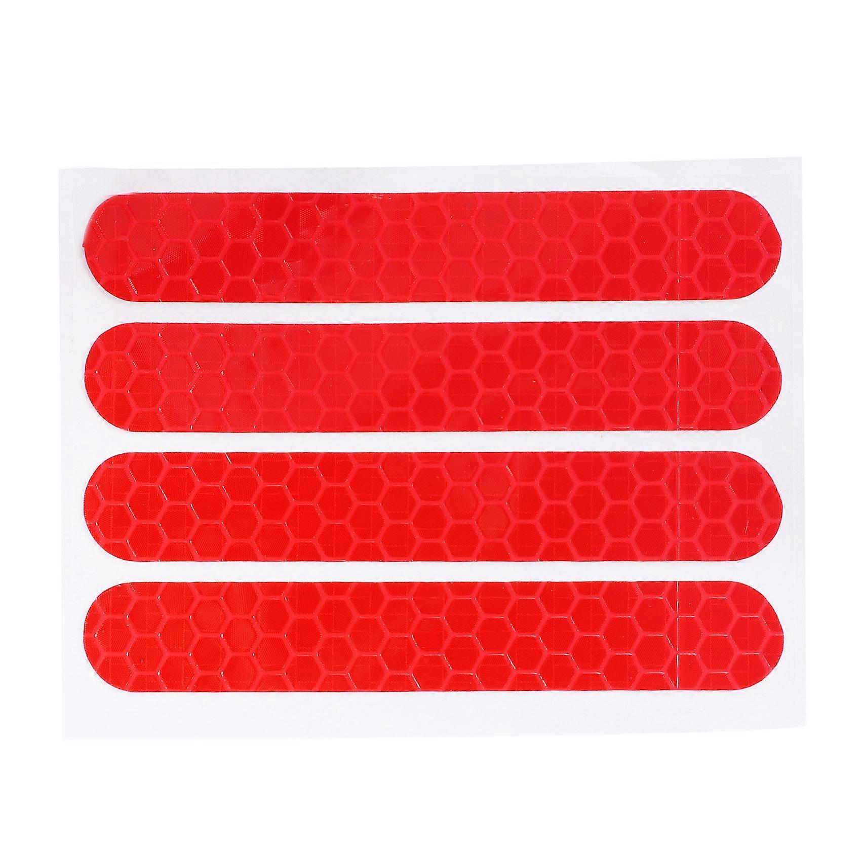 Autocollant réfléchissant de coque de protection avant arrière pour Max G30 4PCS, rouge