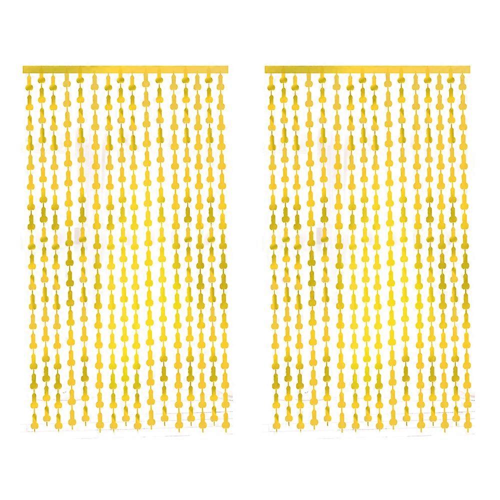 Folienvorhang, Junggesellinnenabschied Deko - 2er Set