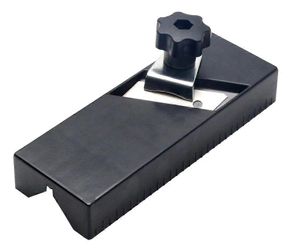 Hand planning tool black,acoustic chamfering planer 45 polyester plaster tool polyester chamfering acoustic board (black)(1pc)
