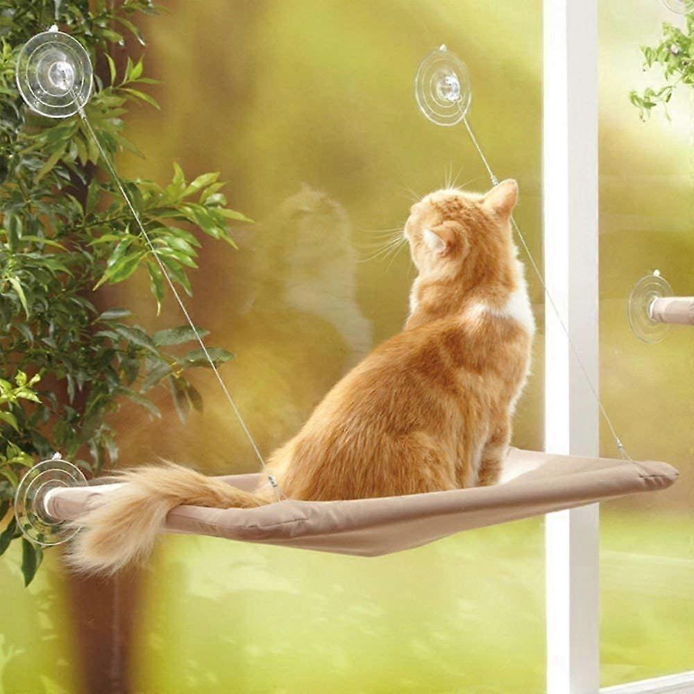 Cat Bed Window, Cat Window Seat Bed Hammock Space Saving Design 1Pcs Extra Suction Cup-7