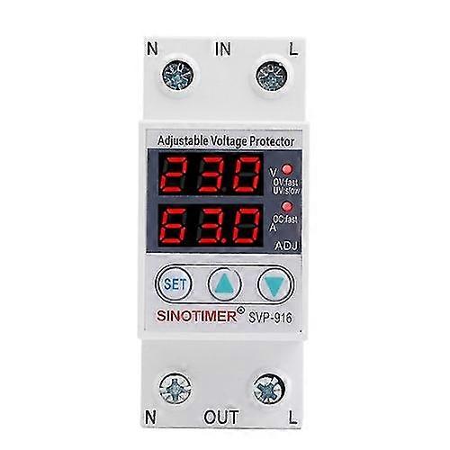 Sinotimer Svp-916 Adjustable Self-resetting Over-voltage Under-voltage Protector