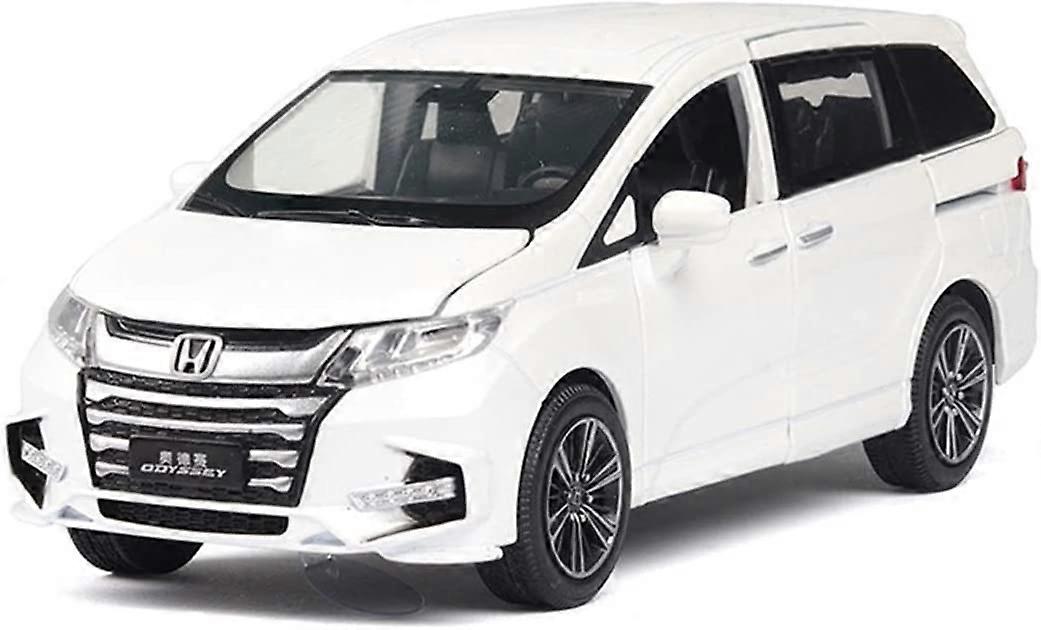DXZJ 1/32 for Honda Odyssey Alloy Die Cast Model Toy Car Simulation Sound Light Pull Back MPV Toys Vehicle (Color : 1)