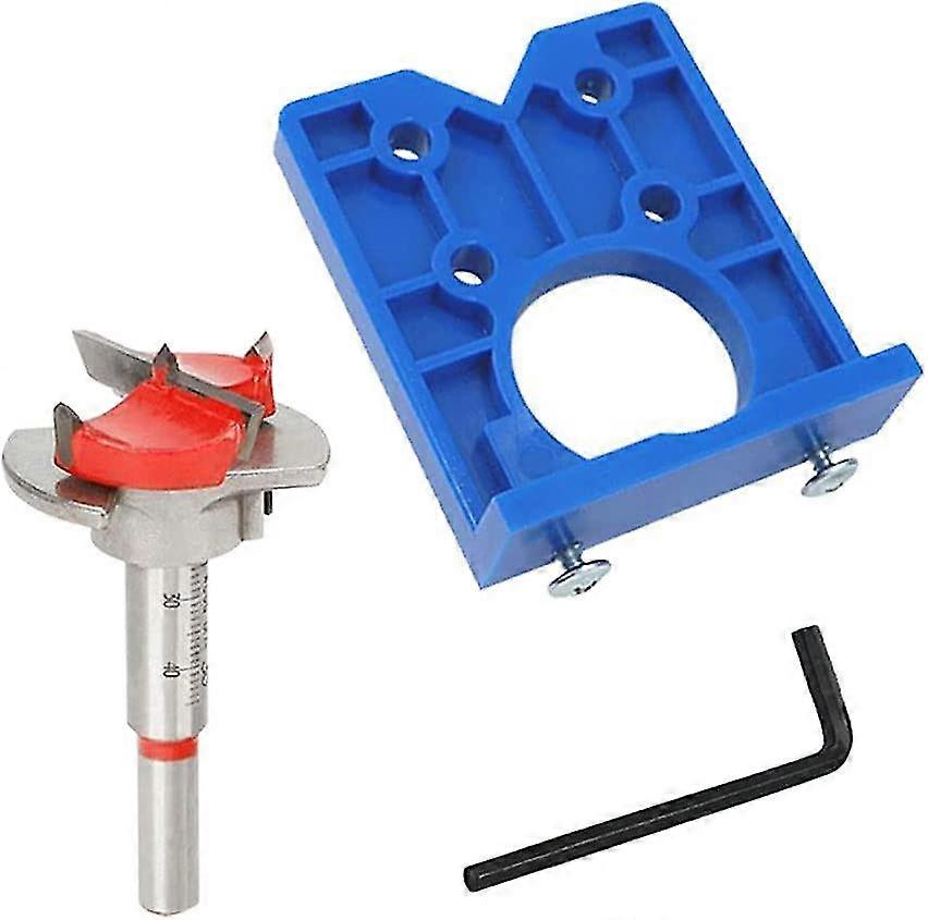 Hinge Jig Sets 1 Piece Hinge Jig Hinge Hole Opener Hinge Hole Finder Set Diy Hinge Drilling Jig 35mm Drill Guide