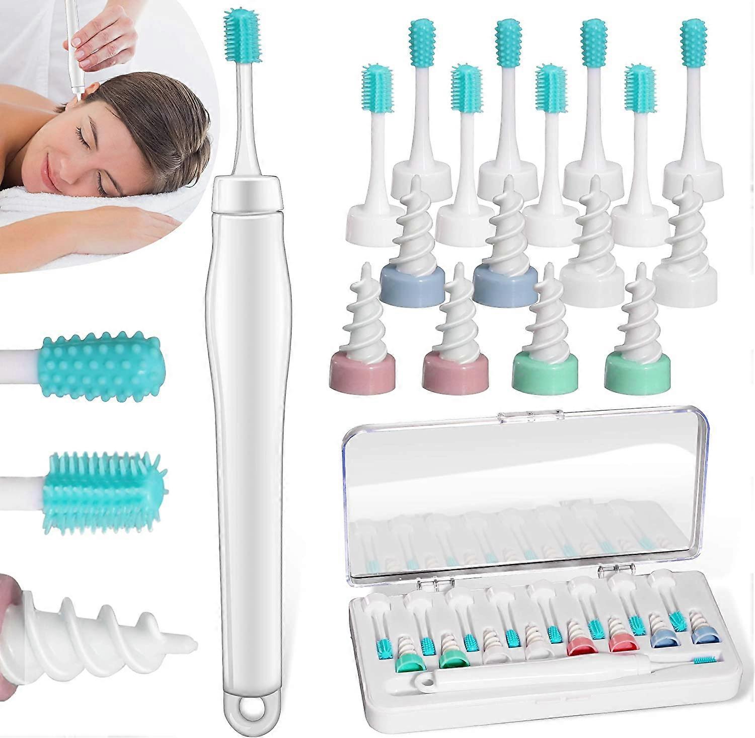 Earwax Removal Tool , Soft Silicone Earwax Removal Cleaning Kit