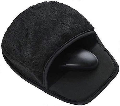 USB Heated Mouse Mat, Bprtcra Heated Mouse Pad For Computer, Heated Mouse Pad With Wristguard