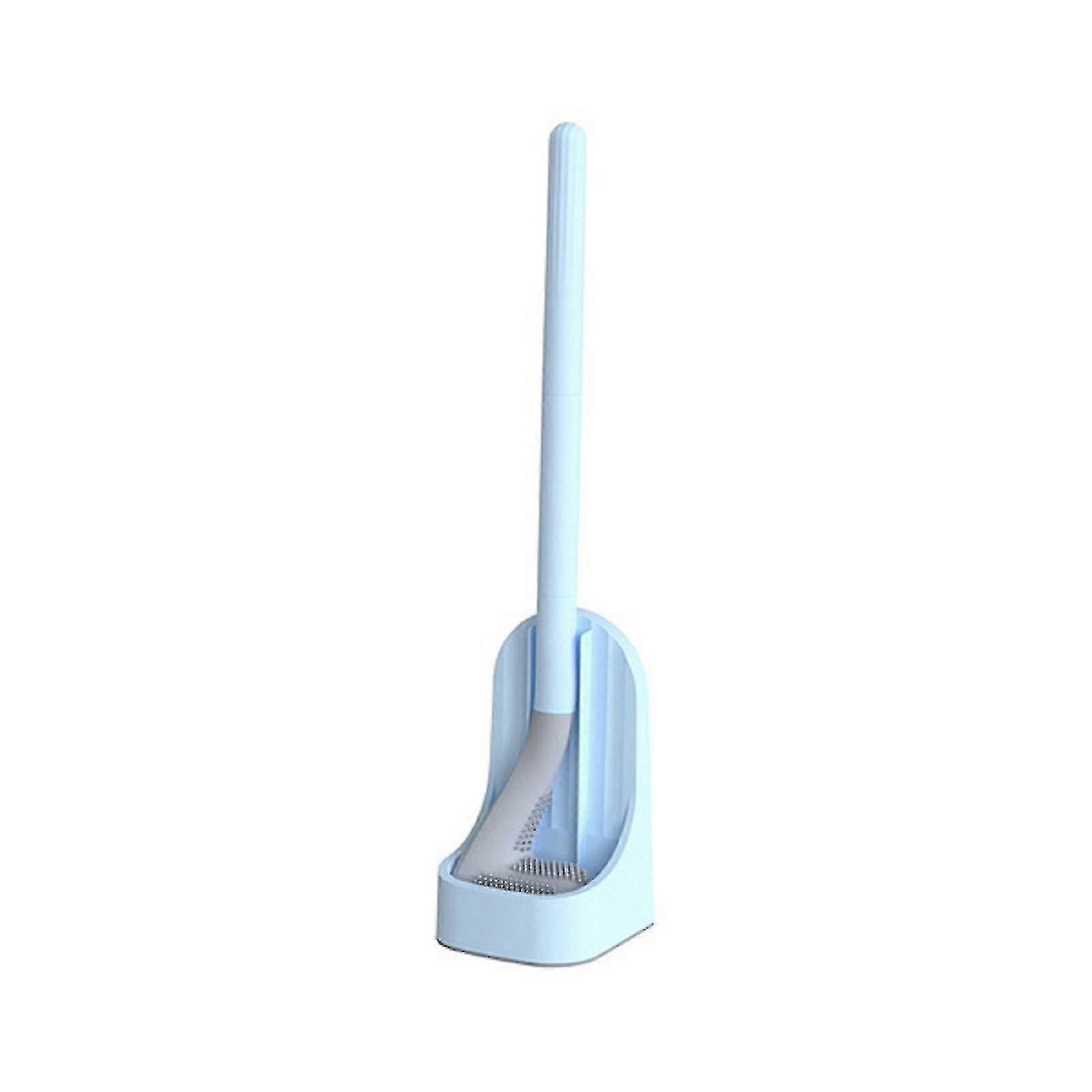 Golf Toilet Brush Soft Rubber Detachable Long Handle Leak Proof Base