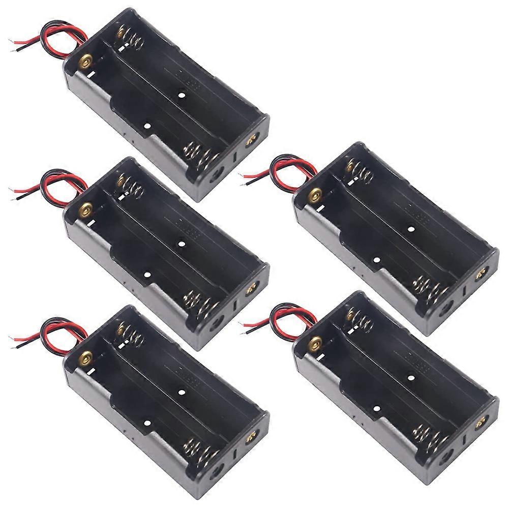 5 Pcs 3.7V Holder Housing Plastic Battery Box with Wire Leads , Housing