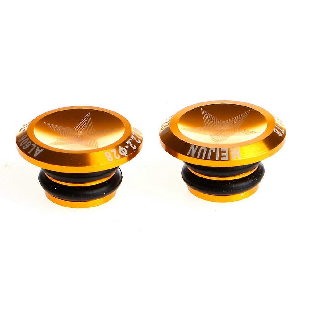 دراجة جبلية مقود حامي سبائك الألومنيوم المقود نهاية المقابس سدادات