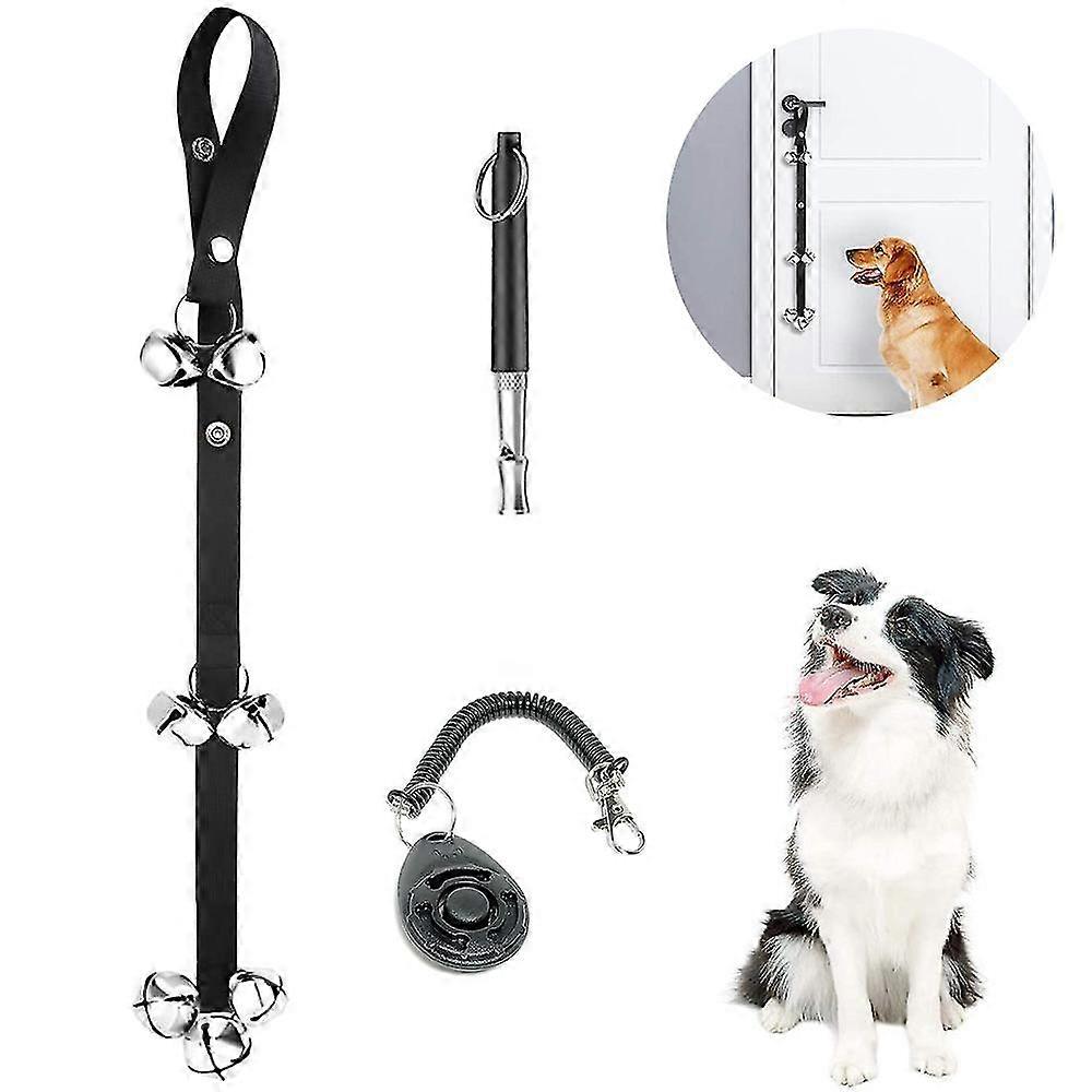 犬のドアベルトレーニングトイレ犬の鐘調節可能なドアベル