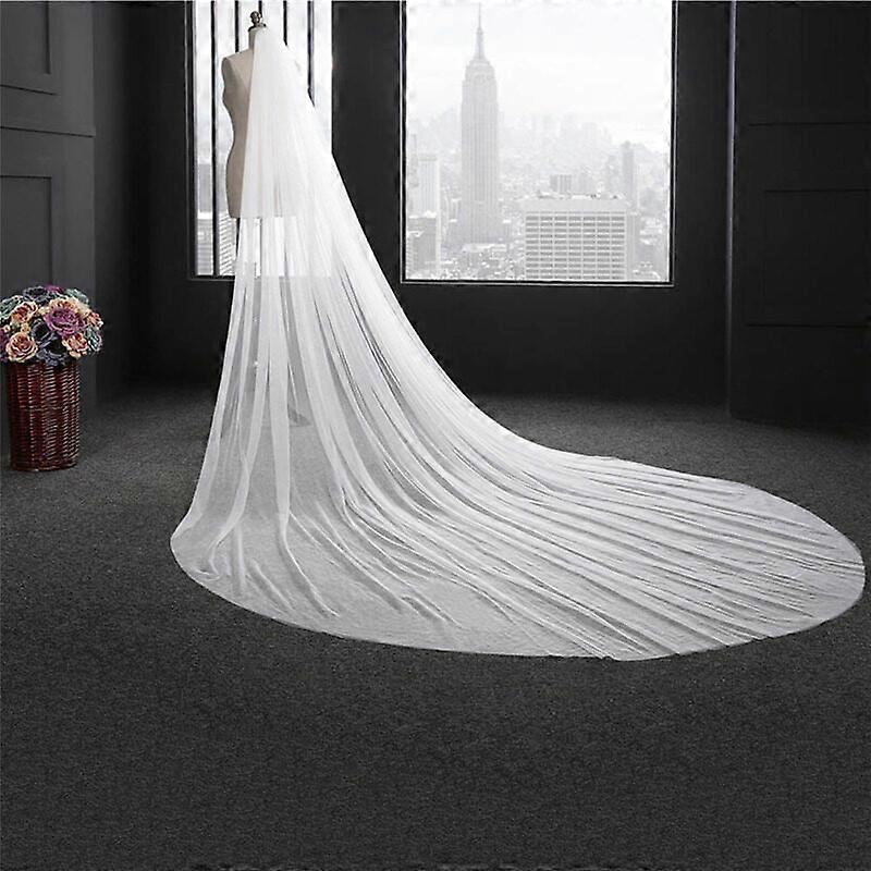 Bridal Cathedral Veil Drop Veil For Wedding