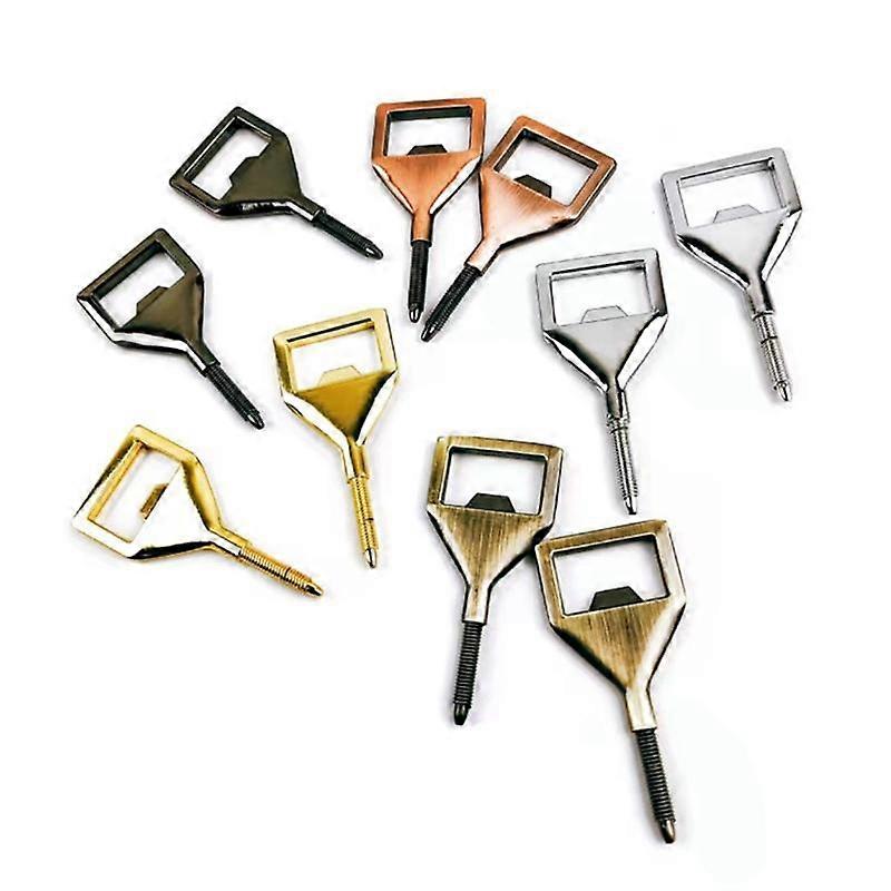 Metal Bottles Opener Kits Blank Opener Insert DIY Metal Beer Opener Square Opener
