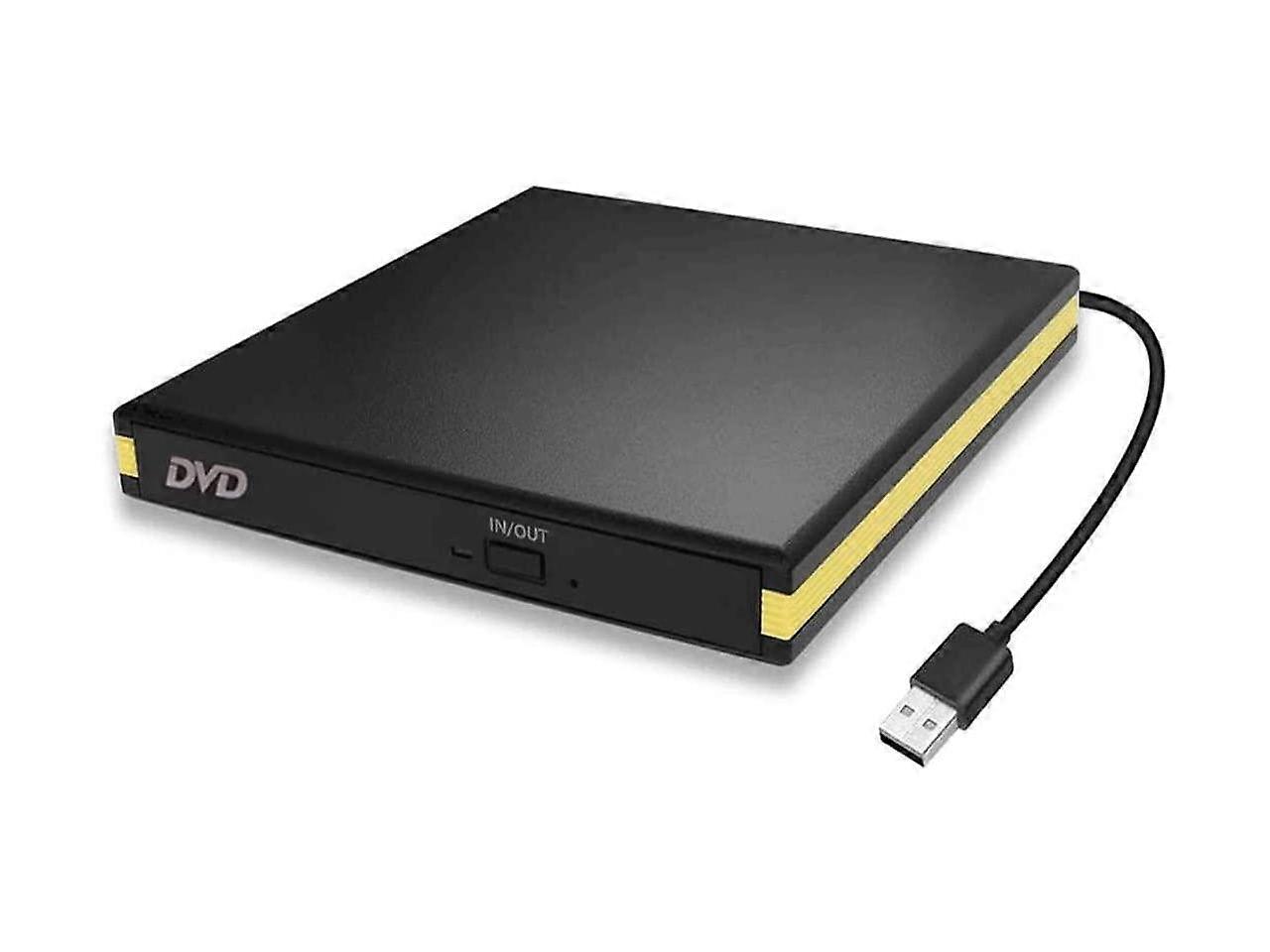 USB 3.0 External DVD Drive, USB Portable CD Drive DVD Drive External CD Burner Disc Drive Burner for Desktop Computer MacBook Mac OS Windows 10/8/7 XP