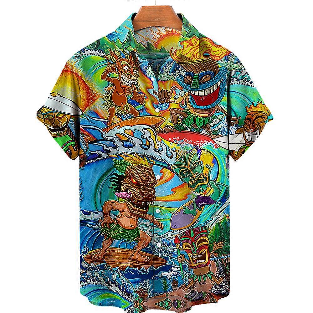 Printed Short Sleeve Shirts For Men's