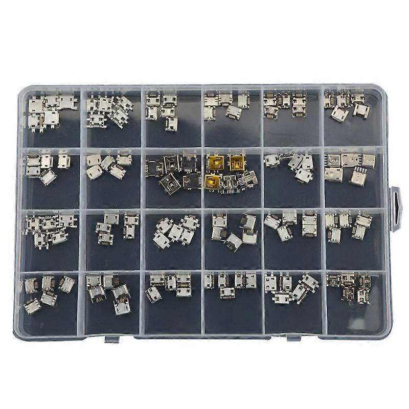 Multi-specification Micro USB Connector Pin Charge Female SMT Socket Jack Set