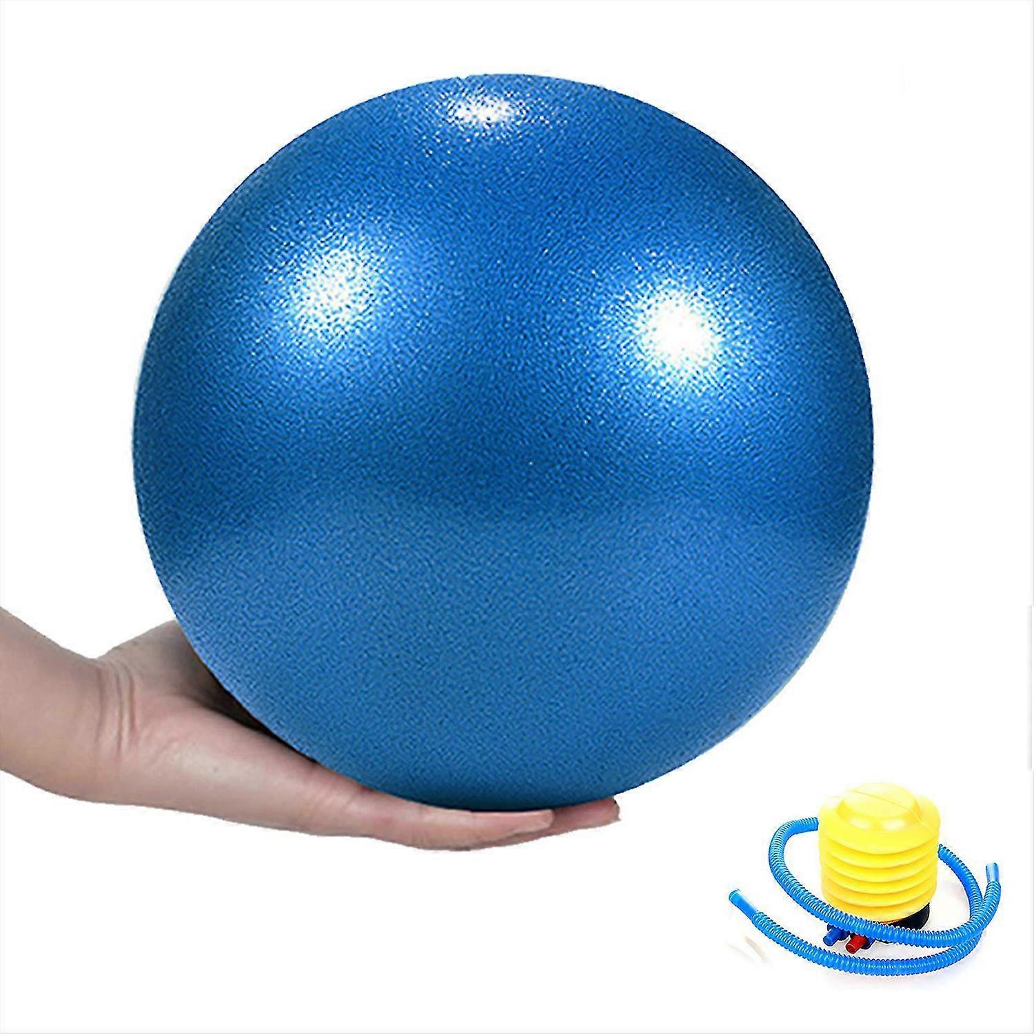 Exercise Ball (9Inche) With Quick Foot Pump, Professional Grade Anti