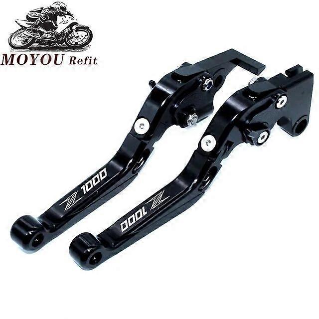 Laser Logo(Z1000) Titanium Motorcycle Brake Clutch Levers For kawasaki Z1000 2007 2008 2009 2010 2011 2012 2013 2014 2015 2016Motor Vehicle Brake Serv