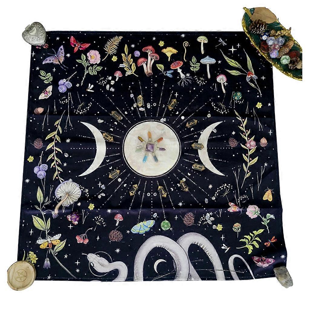 Velvet Tarot Card Tablecloth Square Divination Tapestry Small Tablecloth