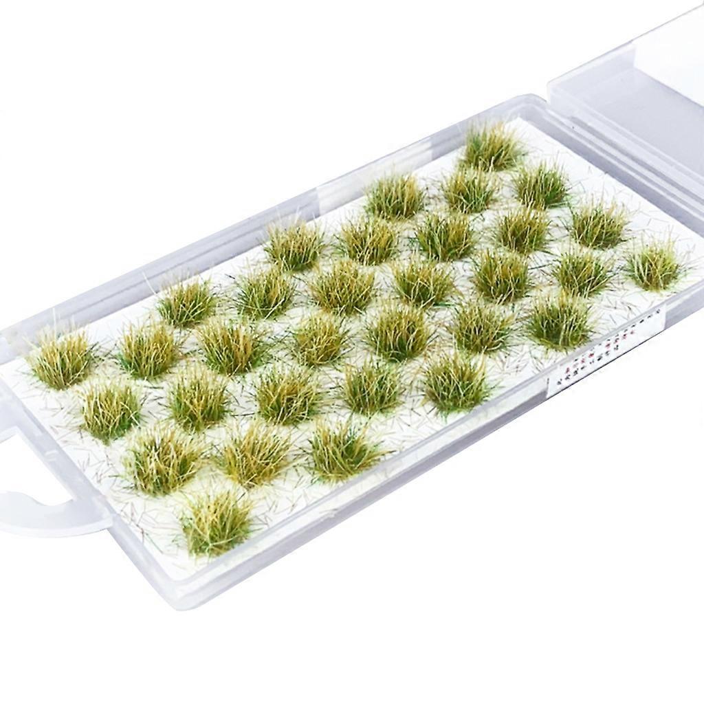 32Pcs Artificial Grass Tufts Simulation Model Sand Material Flower Grass Tufts