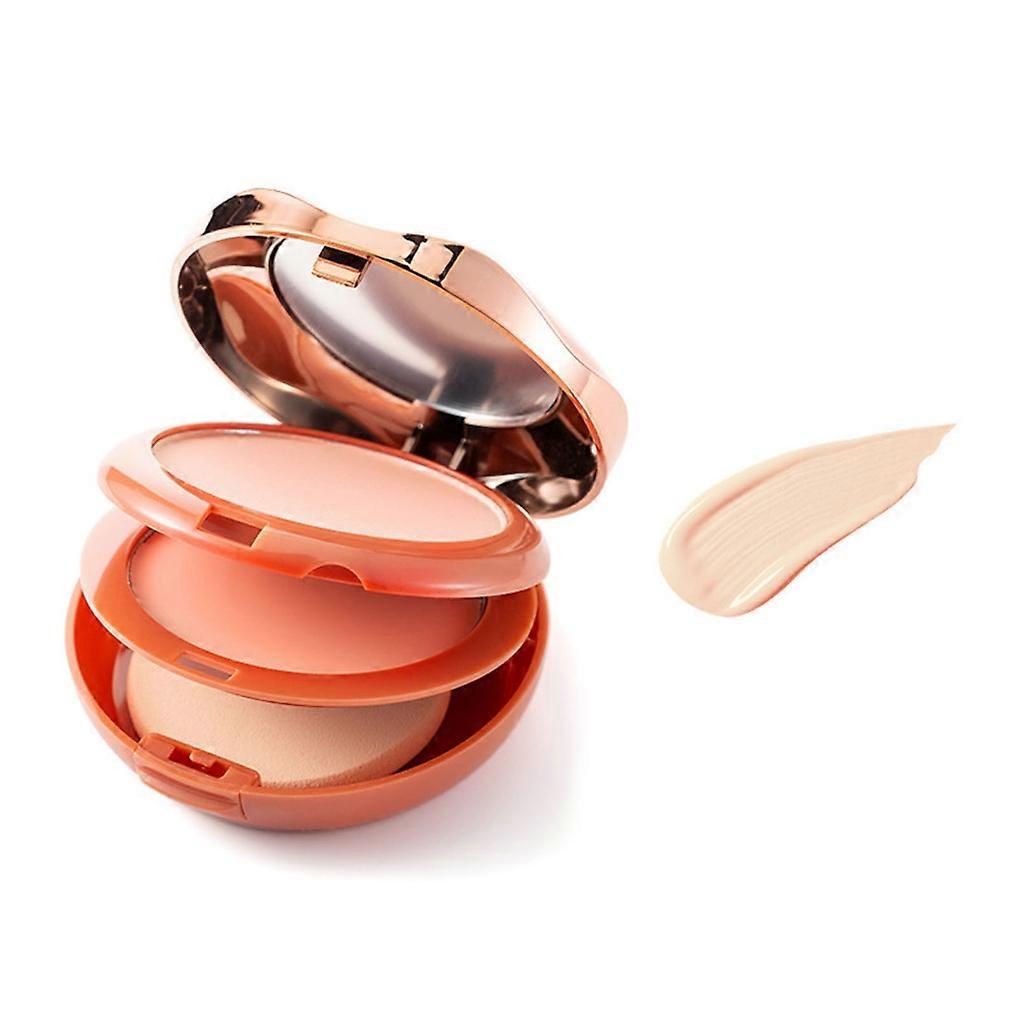 Portable Compact-Pressed Setting Powder Foundation Oil Control Finishing Powder