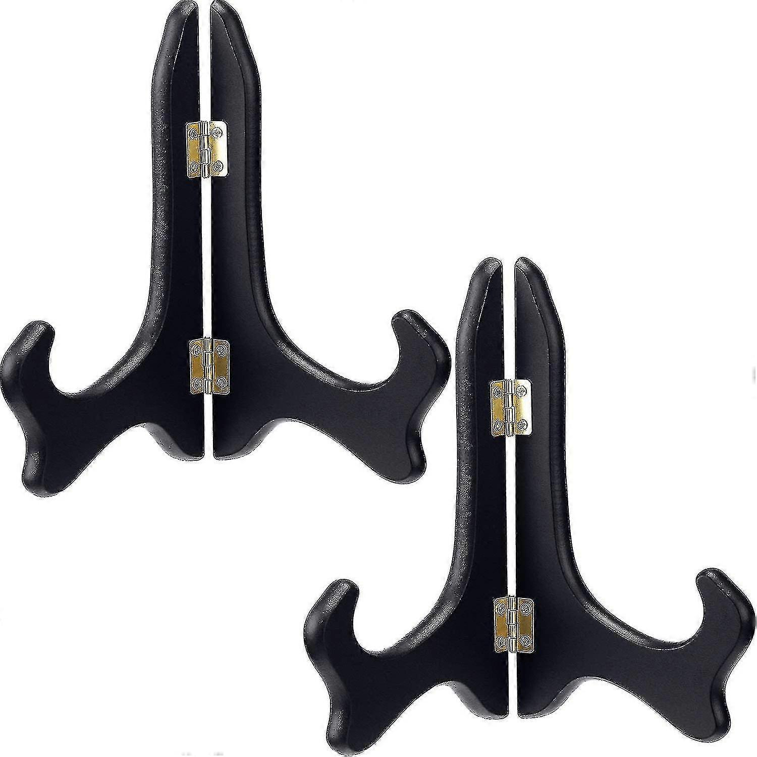 2 حزم حامل حامل لوحة خشبية سوداء (8 بوصة) (4-d-1)