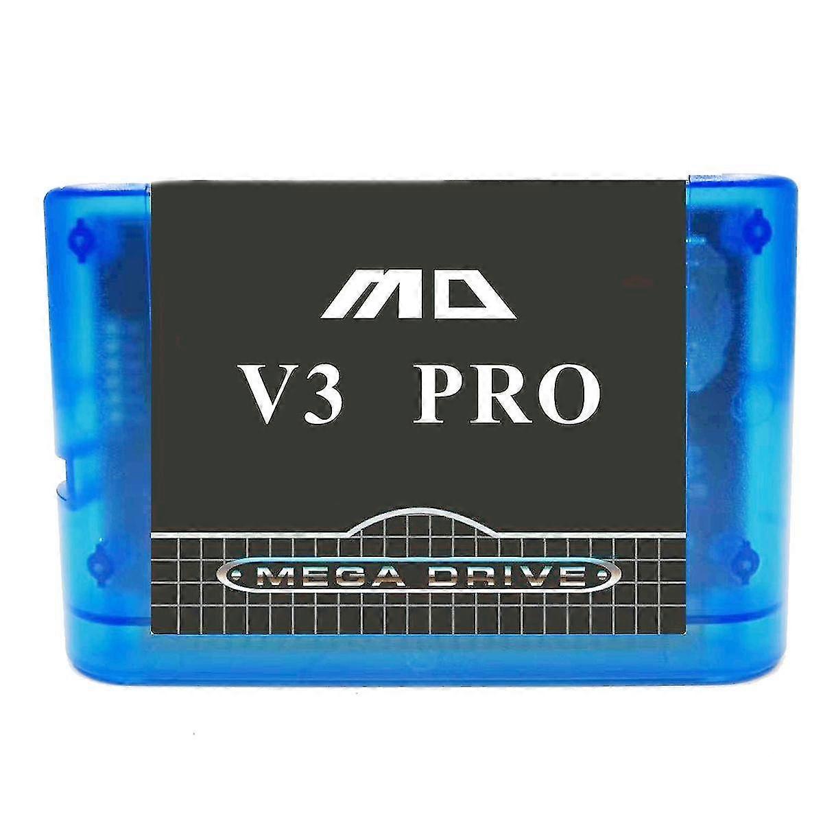 1500 In One Edmds V3 Pro Flashcard China Version Game Cassette Card For Game Consoles-blue